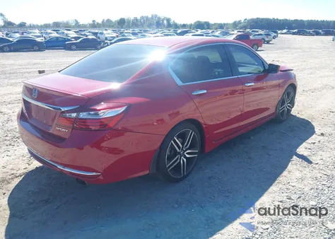 2016 Honda Accord Sport из США, поврежденный, VIN 1HGCR2F5XGA096548